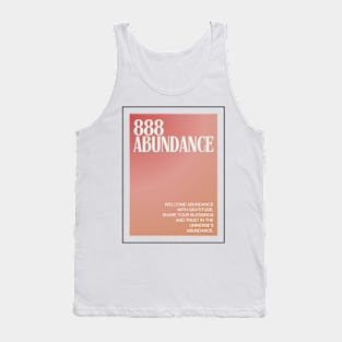 Angel Number 888: Abundant Aura Tank Top